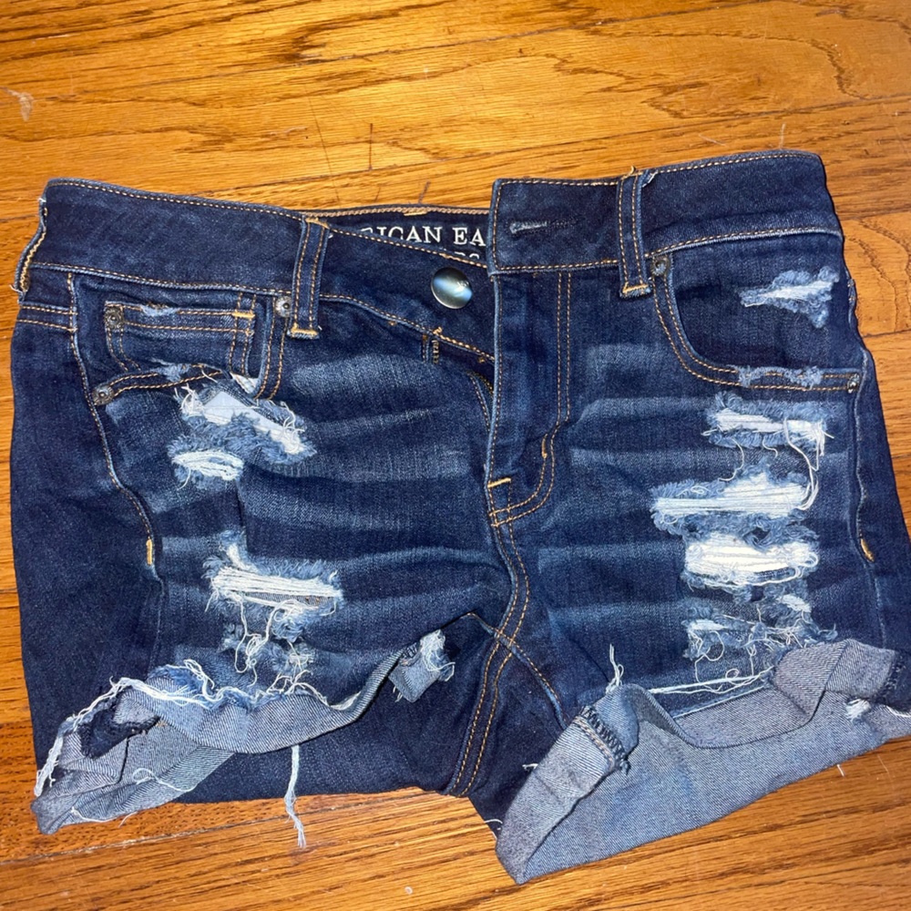 American eagle jean shorts